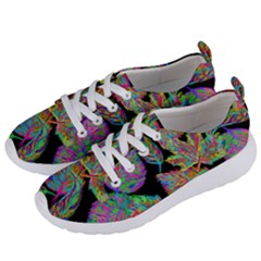 Autumn Pattern Dried Leaves Women s Lightweight Sports Shoes by Simbadda