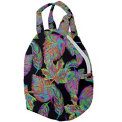 Autumn Pattern Dried Leaves Travel Backpacks by Simbadda