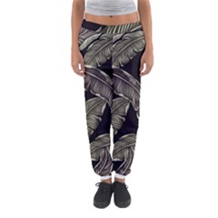 Jungle Leaves Tropical Pattern Women s Jogger Sweatpants by Simbadda