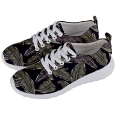 Jungle Leaves Tropical Pattern Men s Lightweight Sports Shoes by Simbadda