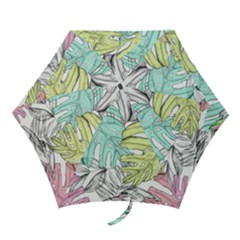 Leaves Tropical Plant Summer Mini Folding Umbrellas by Simbadda