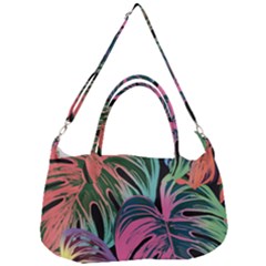 Leaves Tropical Jungle Pattern Removal Strap Handbag