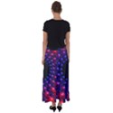 Red purple 3d fractals                Flared Maxi Skirt View2