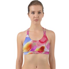 Colorful Watercolors                    Back Web Sports Bra