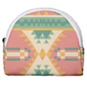 Shapes in pastel colors                     Horseshoe Style Canvas Pouch View1