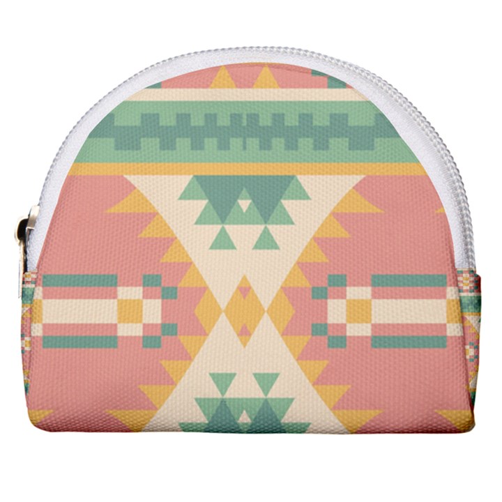 Shapes in pastel colors                     Horseshoe Style Canvas Pouch