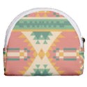 Shapes in pastel colors                     Horseshoe Style Canvas Pouch View2