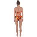 Orange tulips at the Commons Tie Back One Piece Swimsuit View2