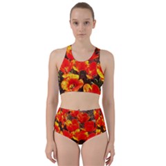 Orange Tulips At The Commons Racer Back Bikini Set by Riverwoman