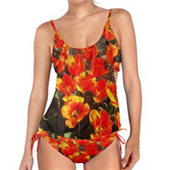 Orange Tulips At The Commons Tankini Set by Riverwoman