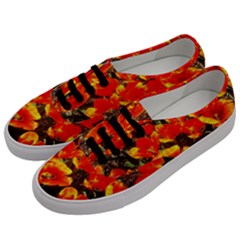 Orange Tulips At The Commons Men s Classic Low Top Sneakers by Riverwoman