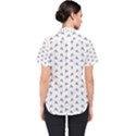 Cycling Motif Design Pattern Women s Short Sleeve Shirt View2