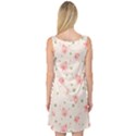 pink flowers pattern spring nature Sleeveless Satin Nightdress View2