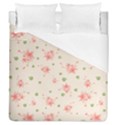 pink flowers pattern spring nature Duvet Cover (Queen Size) View1