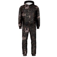 Cats Pattern Hooded Jumpsuit (men) 