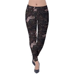 Cats Pattern Velvet Leggings