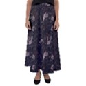 Cats Pattern Flared Maxi Skirt View1