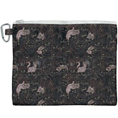 Cats Pattern Canvas Cosmetic Bag (xxxl) by bloomingvinedesign