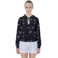 Cats Pattern Women s Tie Up Sweat