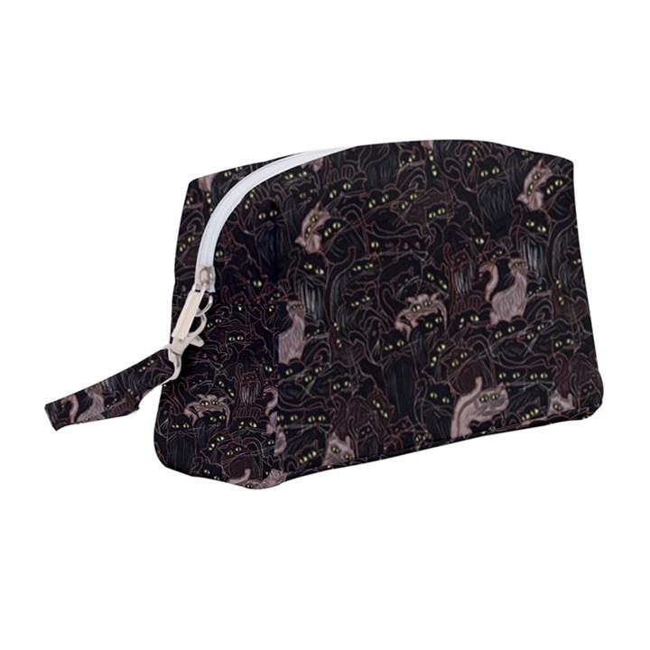 Cats Pattern Wristlet Pouch Bag (Medium)