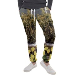 Columbus Commons Yellow Tulips Men s Jogger Sweatpants by Riverwoman