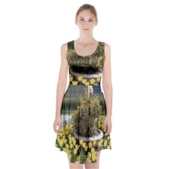 Columbus Commons Yellow Tulips Racerback Midi Dress by Riverwoman