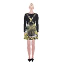 Columbus Commons yellow tulips Suspender Skater Skirt View2