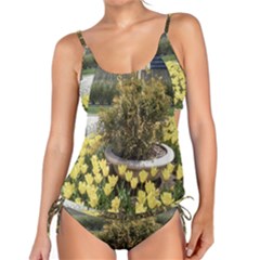 Columbus Commons Yellow Tulips Tankini Set by Riverwoman