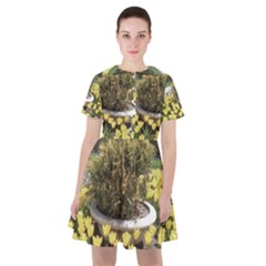 Columbus Commons Yellow Tulips Sailor Dress