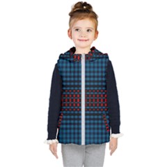 Signal Background Pattern Light Texture Kids  Hooded Puffer Vest by Sudhe