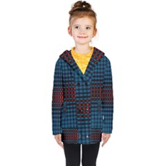 Signal Background Pattern Light Texture Kids  Double Breasted Button Coat by Sudhe