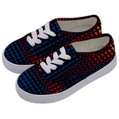 Signal Background Pattern Light Texture Kids  Classic Low Top Sneakers by Sudhe