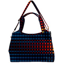 Signal Background Pattern Light Texture Double Compartment Shoulder Bag by Sudhe