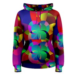 Fractal Artwork Abstract Background Women s Pullover Hoodie by Sudhe