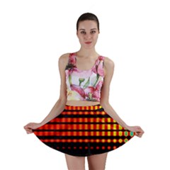 Signal Background Pattern Light Mini Skirt by Sudhe