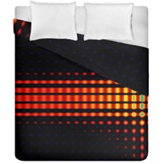 Signal Background Pattern Light Duvet Cover Double Side (california King Size) by Sudhe