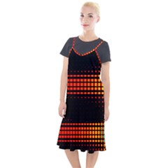 Signal Background Pattern Light Camis Fishtail Dress by Sudhe