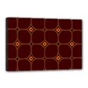 Background Pattern Design Geometric Brown Canvas 18  x 12  (Stretched) View1