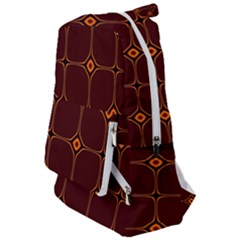 Background Pattern Design Geometric Brown Travelers  Backpack by Sudhe