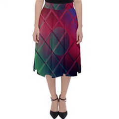 Fractal Artwork Abstract Background Classic Midi Skirt