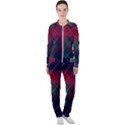 Fractal Artwork Abstract Background Casual Jacket and Pants Set View1