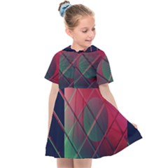 Fractal Artwork Abstract Background Kids  Sailor Dress