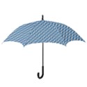 Geometric Blue Shades Diagonal Hook Handle Umbrellas (Large) View3