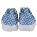 Geometric Blue Shades Diagonal Kids  Lightweight Sports Shoes View4