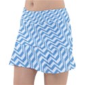 Geometric Blue Shades Diagonal Tennis Skirt View1