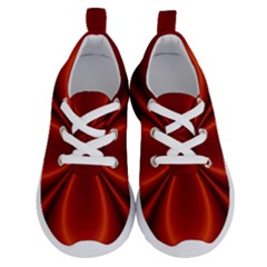 Abstract Background Design Red Running Shoes by Sudhe