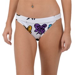 Bows Cartoon Ribbon Band Bikini Bottom by Bajindul