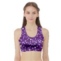 Ross Pattern Square Sports Bra with Border View1