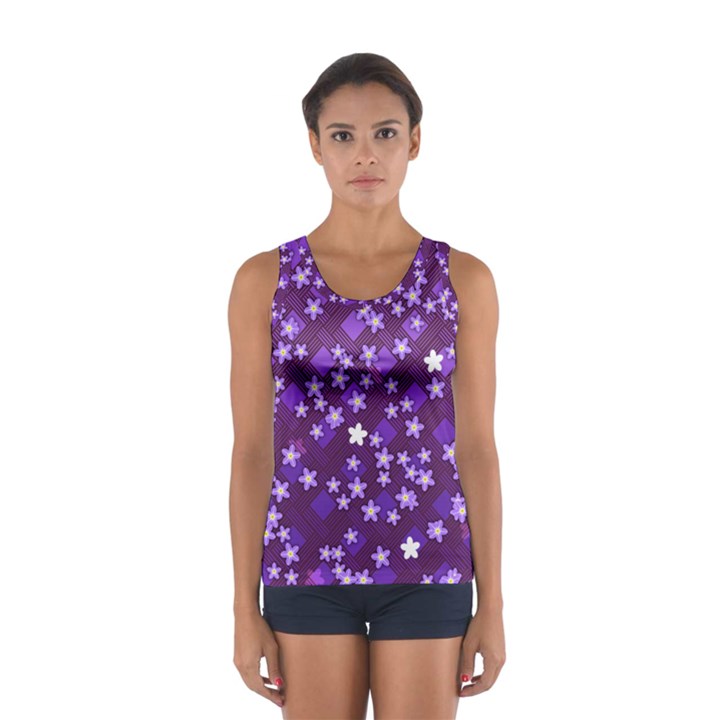 Ross Pattern Square Sport Tank Top 