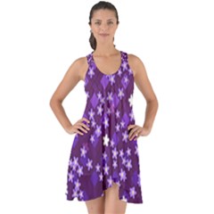 Ross Pattern Square Show Some Back Chiffon Dress